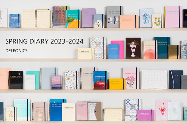 新製品】2023年3月始まりの「ロルバーンダイアリー」、全233柄をライン