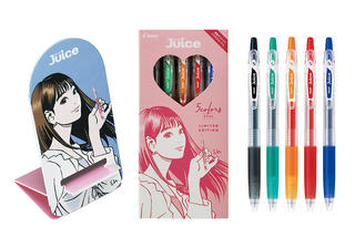 【新製品】ゲルインクボールペン 「Juice（ジュース）生見愛瑠x江口寿史コラボイラストパッケージ」数量限定発売