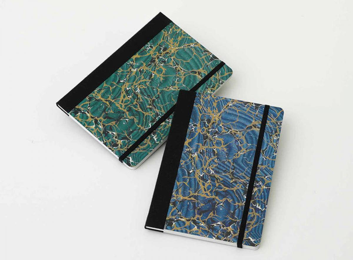 新製品】マーブル模様の表紙が美しい、水平開きのスケッチブック｜