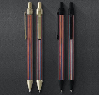 【新製品】天然木材を着色した美しい木軸ペン