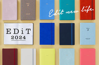 【新製品】人生を編集する手帳 「EDiT」2024年版 は全103種！
