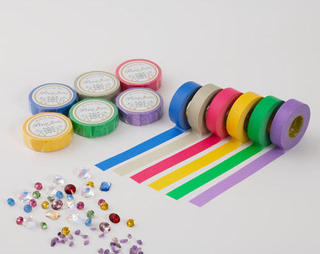 【新製品】宝石をモチーフにした鮮やかな色合いのマスキングテープ