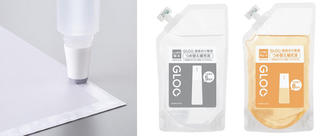 【新製品】角まで塗りやすい「GLOO 液体のり」の大容量つめ替え補充液