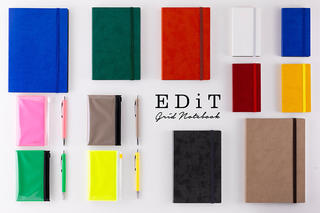 【新製品】書くことが好きな人に寄り添う「EDiT 手帳用紙を使った方眼ノート」