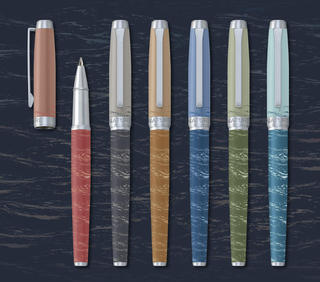【新製品】「IWI」から新作「ネイチャー」シリーズの万年筆とローラーボールペン