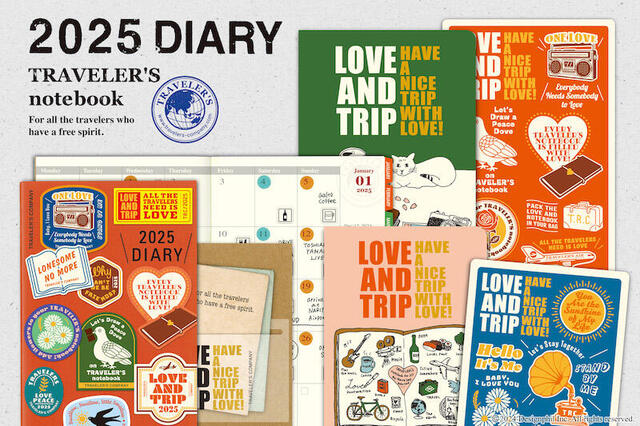 スパイラルリングノート砂漠ラクダノートトラベラーズカンパニーミドリ