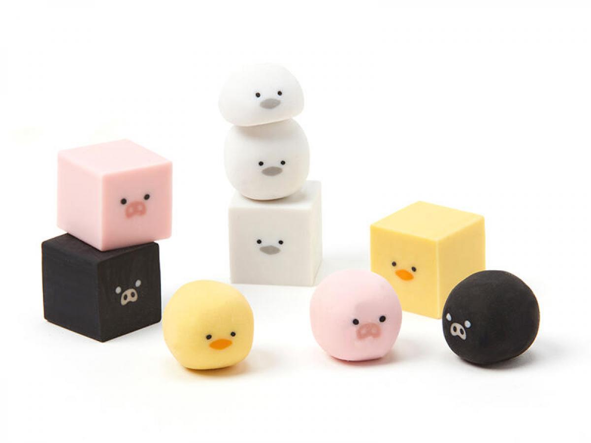 新製品】育てる消しゴムシリーズに「ヒヨコ」と「ブタ」が仲間入り！｜