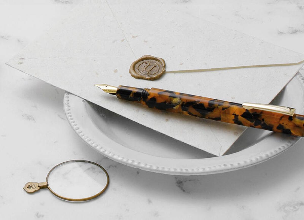 Mabie Todd5号ペン先＋Morison軸の万年筆