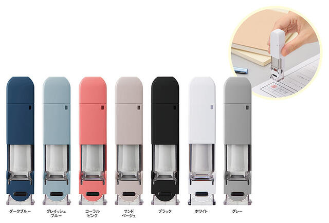 新製品】朱肉をつける手間なく素早くなつ印できる「ワンタッチ式印鑑