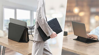 【新製品】2種類のスタンド機能で作業を効率化するノートPCケースの先行予約販売を開始