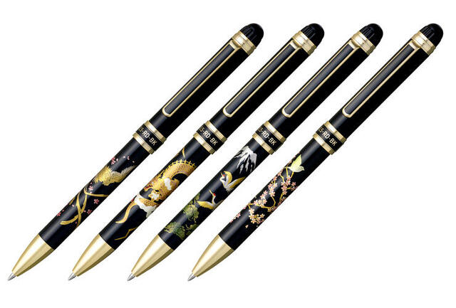 新製品】近代蒔絵の装飾を施した多機能筆記具「ダブルアクション 近代