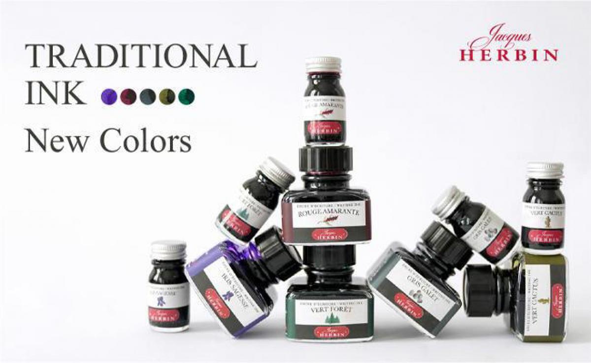 新製品】エルバンの定番「トラディショナルインク」に新色5色登場｜