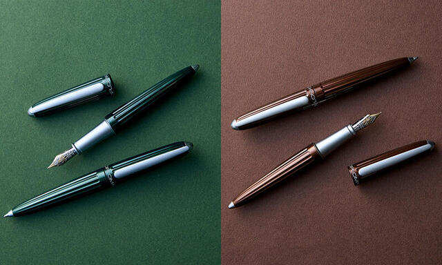【新製品】ドイツ・ディプロマットから「アエロ」万年筆とボールペンの新色2種