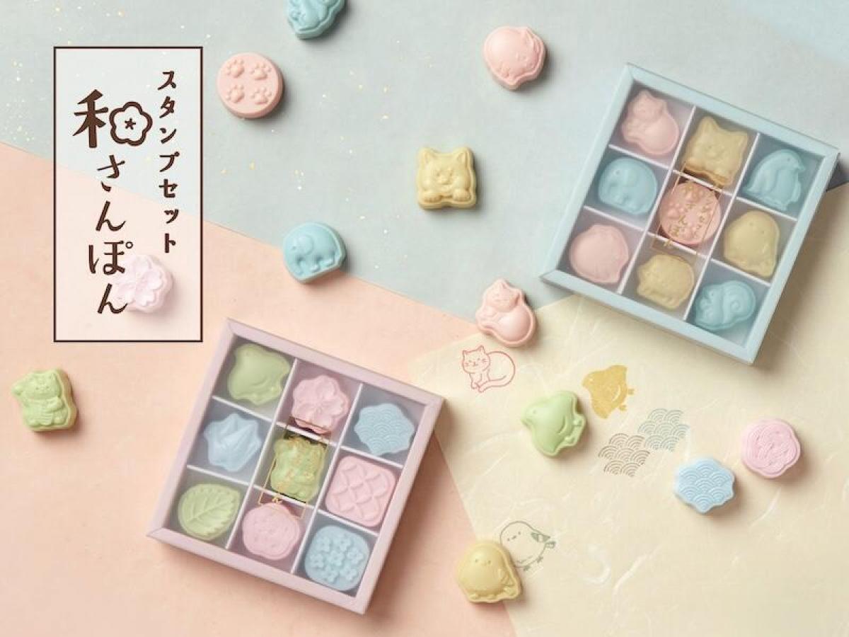 新製品】まるで和三盆のような、愛らしいスタンプセット｜