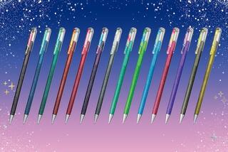 【新製品】二重の色彩できらめく、グリッター入りボールペン「デュアルメタリック」