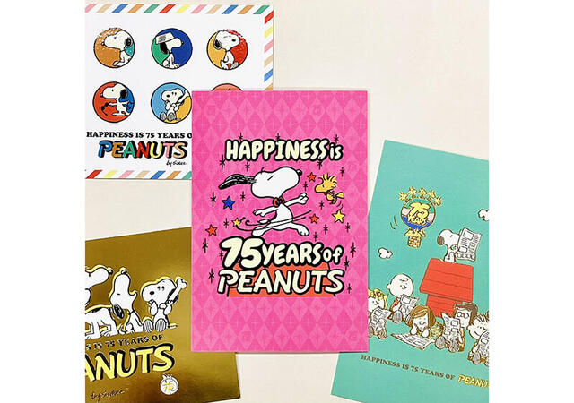 新製品】PEANUTS連載75周年記念デザインのポストカード第2弾｜