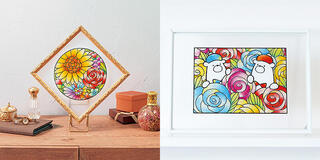 【新製品】塗るだけで簡単！大人のステンドグラス風アートシール