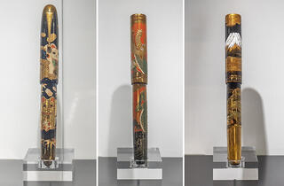 【ニュース】パイロット本社で「蒔絵で描かれた 縁起もの展」