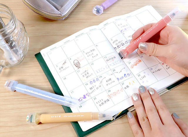 【新製品】スタンプとペンを両方楽しめる「クルロ」 第2弾