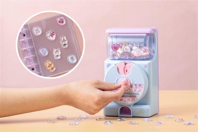おもちゃシール　立体　シール　ぷっくり 新製品】立体シールメーカー「キラ☆ガチャシール ぷっくりドロップ」｜