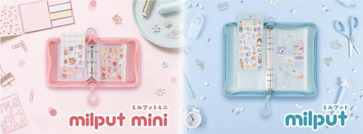 大量まとめ売り ステッカーセット バインダーと台紙2個含む【75枚】 新製品】シールを貼る・台紙ごと収納、2ウェイで使えるバインダー｜