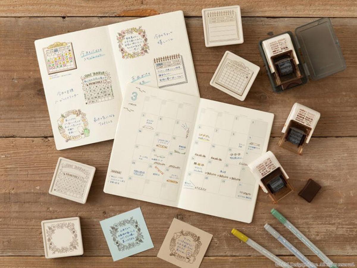 新製品】人気のスタンプシリーズに「茶色インキ」が新登場｜