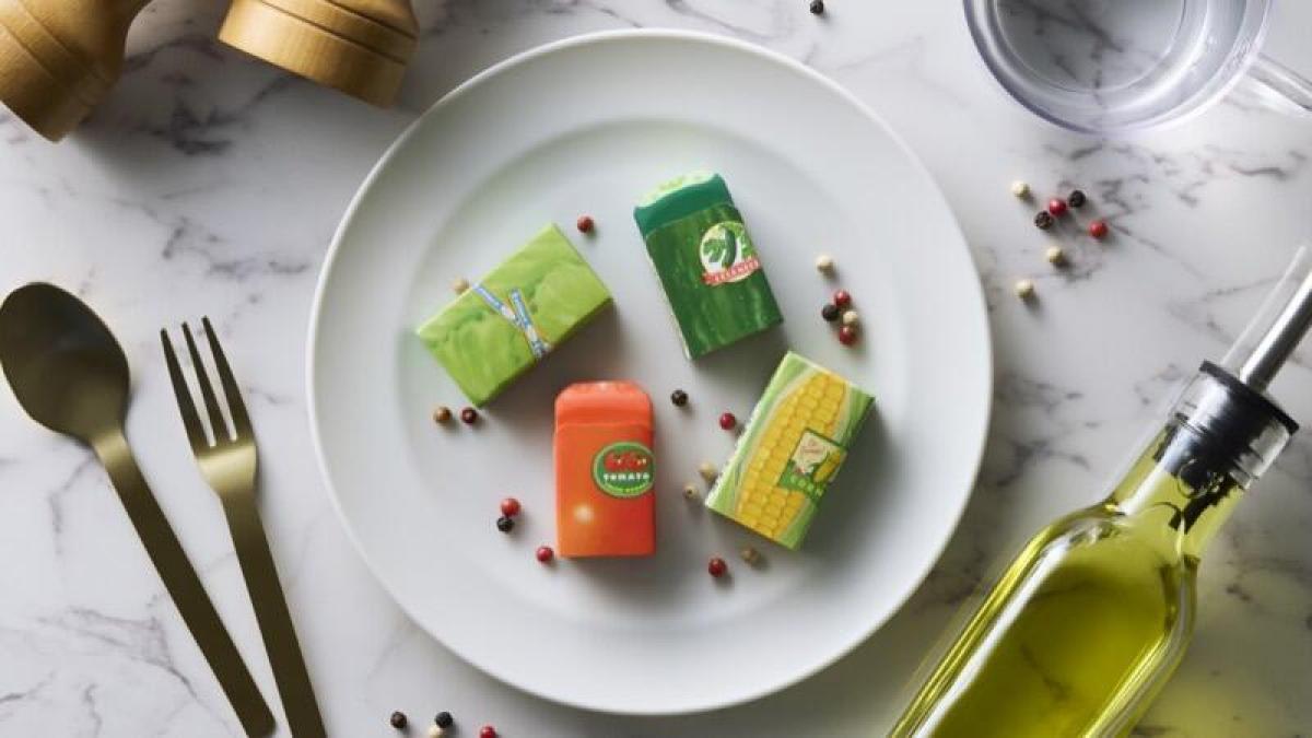 新製品】野菜をモチーフにした「エアイン＜限定＞サラダ消しゴム」｜