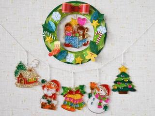 【新製品】ステンドグラスみたいなクリスマスオーナメントを手作りできる「グラスデコ」