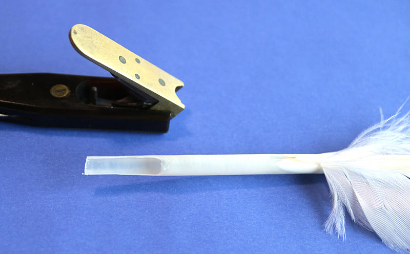 連載 文房具百年 28 羽ペンを作ろう