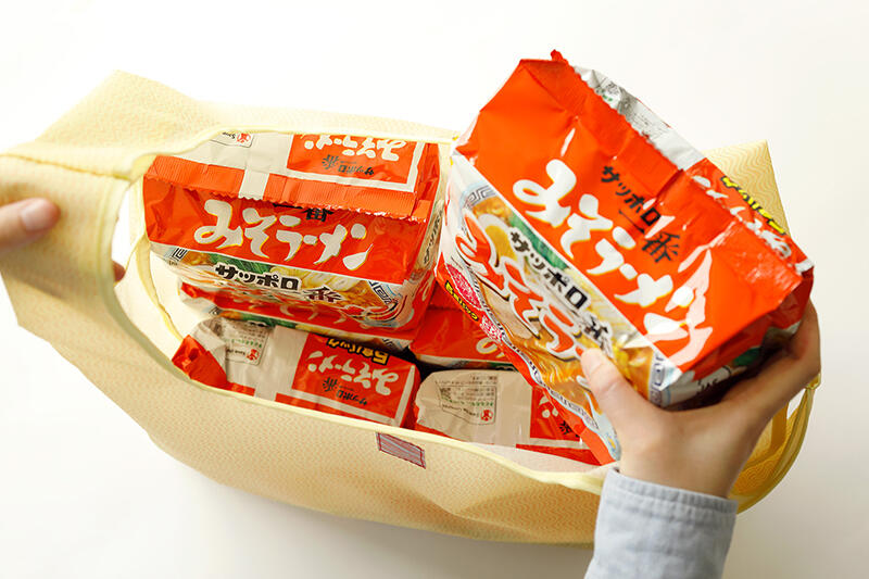 エコバッグ「サッポロ一番」5食パック8個分の大容量.jpg