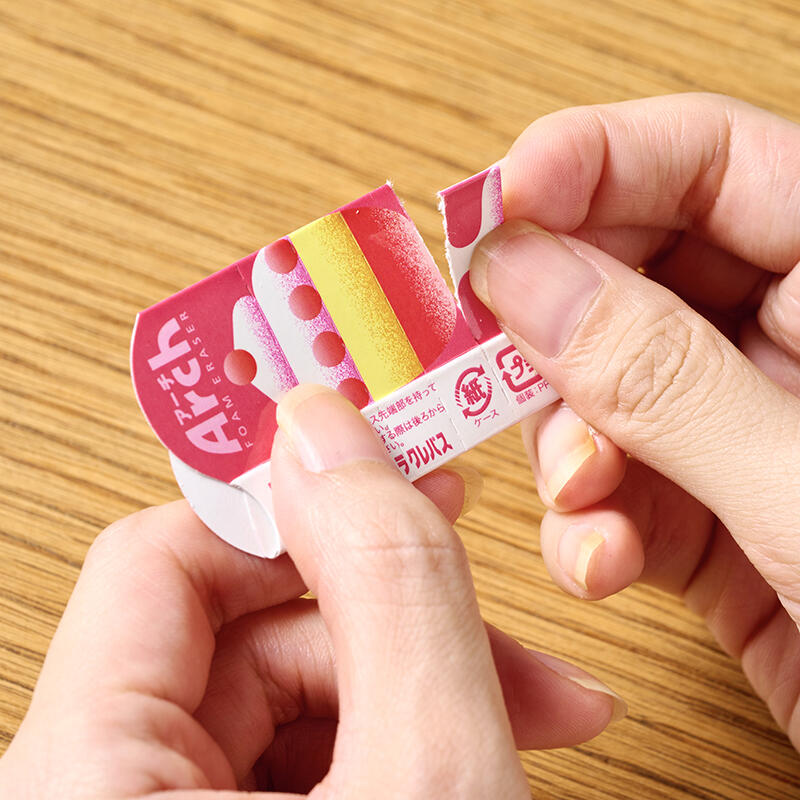 新製品】レトロ喫茶をイメージ。「アーチ消しゴム」発売10周年