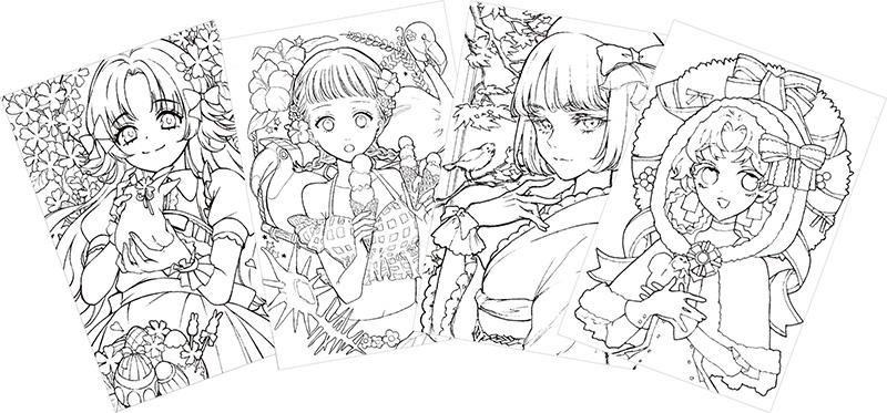 新製品 人気イラストレーターが描き方をアドバイスするペンセット
