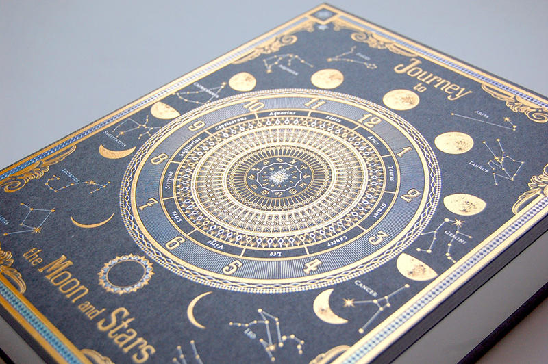 品質が 新製品】魔導書『月読時計』 箔押し加工が美しい特大ボリューム ノート・メモ帳