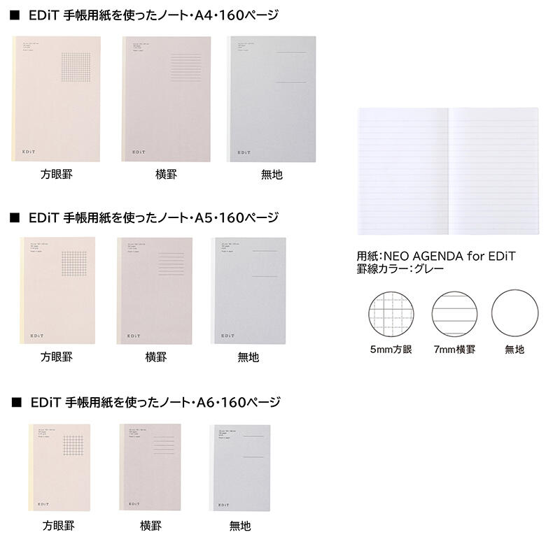 EDiT_手帳用紙を使ったノート_160ページ_Lineup.jpg