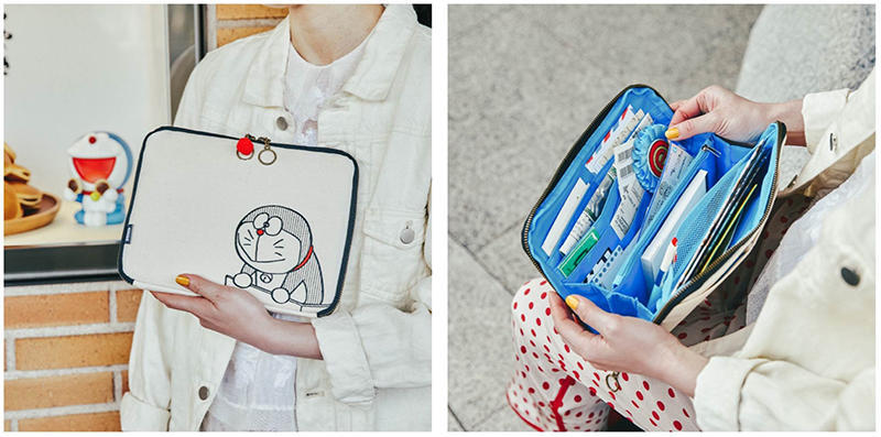 新製品】ほぼ日「ひきだしポーチ」シリーズに「ドラえもん」登場！｜
