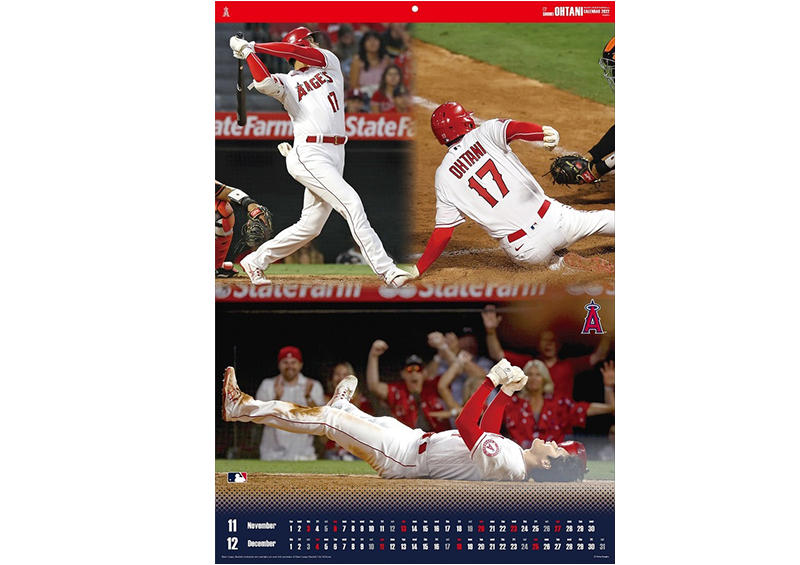新製品】魅力満載！大谷翔平選手MLBオフィシャルカレンダー｜