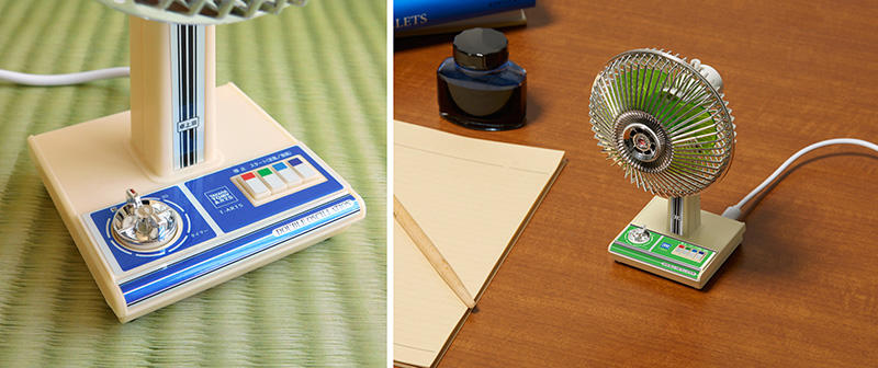 新製品 レトロなミニチュア扇風機 昭和扇風機