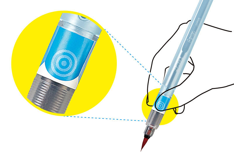 新製品 本格筆ペンのぺんてるから 小学校低学年向け書写専用のみず筆を発売