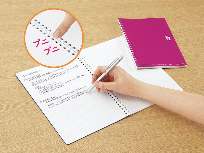文具時評 筆記時にリングが気にならない 新感覚のリングノートに注目