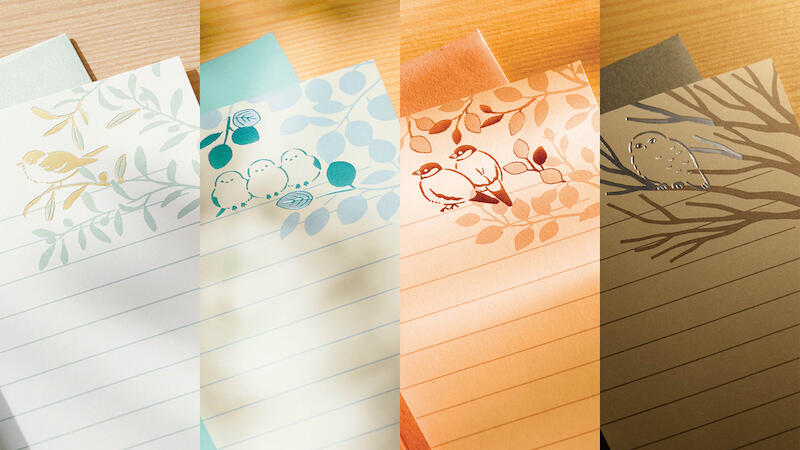 新製品】文庫本サイズで気軽に持ち歩けるレターシリーズ「お手紙文庫」｜