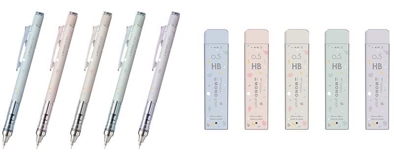 特価キャンペーン モノグラフ MONO graph MG シャープ芯 0.5mm 限定シアーストーン 限定 トンボ鉛筆 女子文具 文具女子 淡色 ストーン柄 ゆるかわ 大人 リンクコーデ R5-MGHB