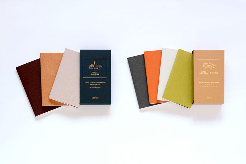 高品質手作りA5レザーノート 高級筆記用紙刺繍布表紙 手縫い製本 万年筆対応 高品質手作りA5レザーノート 高級筆記用紙刺繍布表紙 手縫い製本