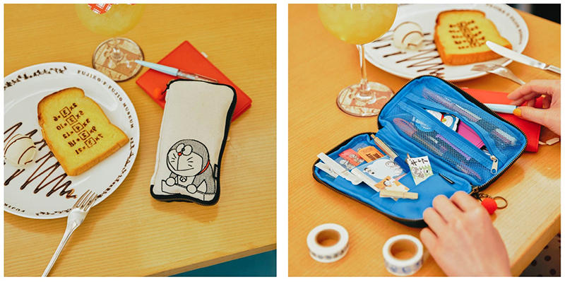 ドラえもん 漫画デザイン ポーチ 懐かしいコミック表紙柄ポーチも、ドラえもん50周年記念の限定グッズ