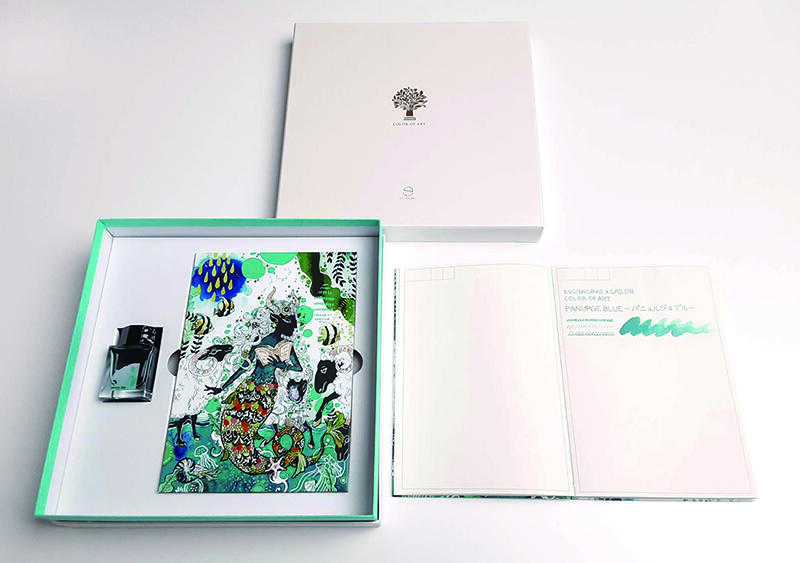 新製品】アート作品を表紙に装丁するノートとインクのセット「美術の