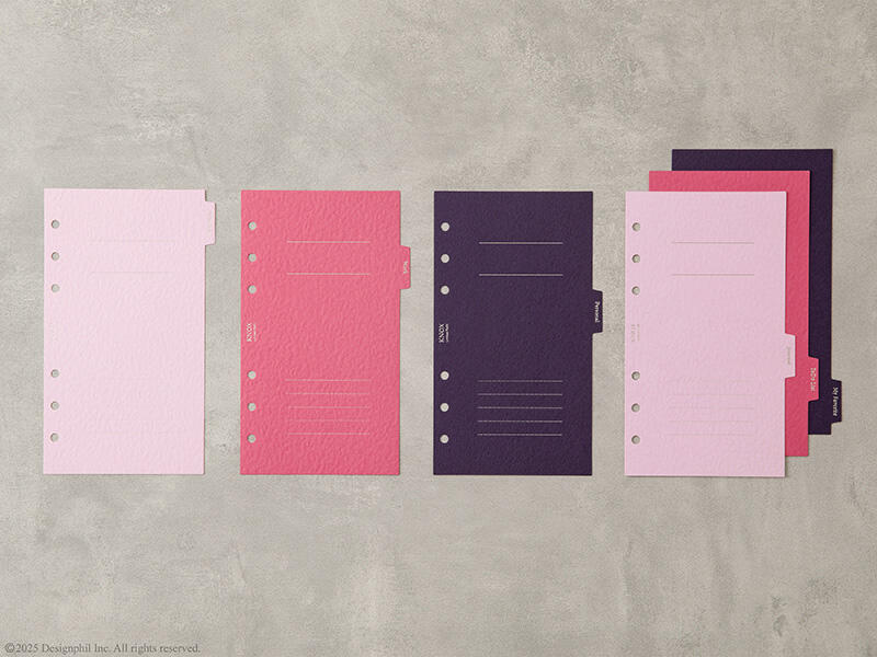 新製品】N/PEARCE「システム手帳」すもも限定発売。リフィルとペーパー