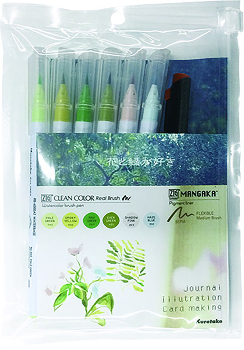 新製品 イラストにぴったり 筆カラーペンのかわいい配色セット第二弾 新製品 イラストにぴったり 筆カラーペンのかわいい配色セット第二弾