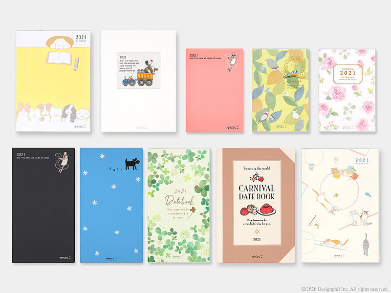 新製品】日常を楽しく彩る「ポケットダイアリー」の2021年版手帳｜