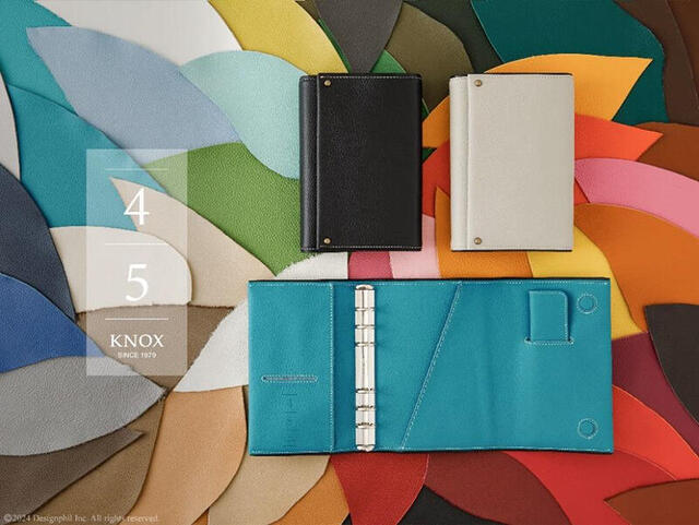 新製品】KNOX 新「包み込む」 「システム手帳」ミニサイズ｜
