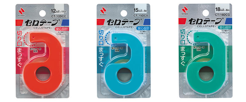 新製品】「セロテープ小巻カッターつき〈まっすぐ切れるタイプ〉」新色登場｜