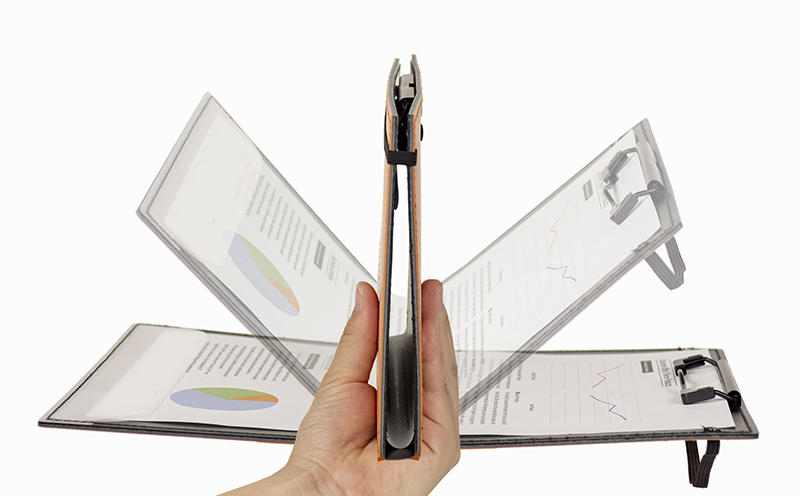 クリップボード 二つ折り 折りたたみ 縦型 横型 A4